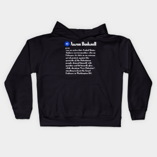 Definition: Aaron Bushnell - Front Kids Hoodie